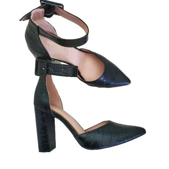 Michael By Michael Shannon Women's Romina Ankle Strap Pump Black Size 7 - Picture 9 of 16